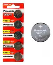 Bateria Botão Cr2016 Panasonic - 1 Cartela Com C/5