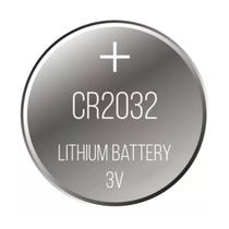 Bateria Botão CR2032 3V de Lítio Unitária para Placas-mãe Controles de portão