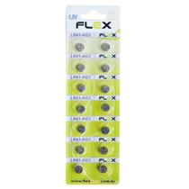Bateria Botão Lr41 Cartela Com 14 Unidades Flex