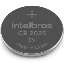 Bateria Botão (Moeda) de Lítio 3V CR 2025 Ø20mm x (A)2,5mm. Para relógios, calculadoras, controle de alarmes.