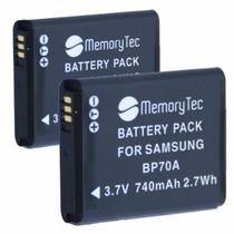 Bateria BP70A MemoryTec Compatível com Samsung DV, ES, PL e ST