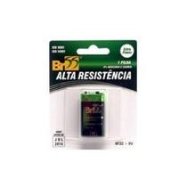 Bateria Br55 Alta Resistência 9V 6F22 Bateria Br55 Alta Resistência 9V 6F22