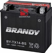 Bateria Brandy YTX14-BS F650GS, F800Gs, Dl1000 V-Stron, Zx-11, Comet 250 Injetada, Comet 650 GT GTR