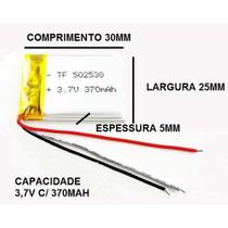 Bateria C/ 3 Fios C/3,7v C/ 370mah 5mm X 25mm X 30mm Bateria C/ 3 Fios C/3,7v C/ 370mah 5mm X 25mm X 30mm