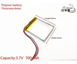 Bateria Caixa Som Clip 2 C/ 3,7v 700mah 4mmx34mmx43mm Mp3 , Bateria Caixa Som Clip 2 C/ 3,7v 700mah 4mmx34mmx43mm Mp3 ,
