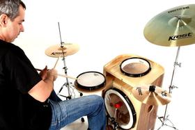 Bateria Cajón Percussion Gig Box GB-IM Imbuia Mini Bateria Cajón Kit Compacto Bateria Cajón Percussion Gig Box GB-IM Imbuia Mini Bateria Cajón Kit Compacto