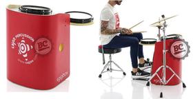 Bateria Cajón Percussion Gig Box GB-VR Vermelho Mini Bateria Cajón Kit Compacto Bateria Cajón Percussion Gig Box GB-VR Vermelho Mini Bateria Cajón Kit Compacto