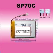 Bateria Carga Headset Pulse Elite 7.1 Com Conector - Bateria Carga Headset Pulse Elite 7.1 Com Conector -