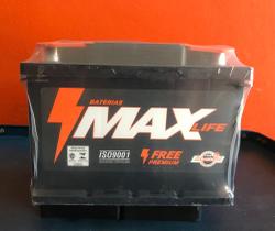 Bateria Carro MAXLIFE - 60 amperes - 12v - Sem a troca