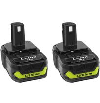 Bateria CELL9102 18V 3,0Ah Kit com 2 para Ferramentas Ryobi Bateria CELL9102 18V 3,0Ah Kit com 2 para Ferramentas Ryobi
