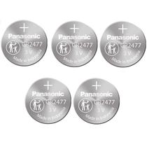 Bateria: célula de lítio Panasonic CR2477 3V (pacote com 5)