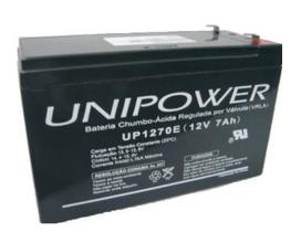 Bateria Chumbo-Ácida Regulada por Válvula (VRLA) UP1270E (12V 7Ah)