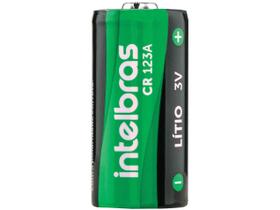 Bateria cilíndrica de lítio 3V Intelbras CR 123A