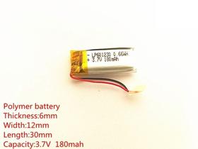 Bateria Com 3.7v 180 Mah Mp3, Mp4, Fone 601230 Bateria Com 3.7v 180 Mah Mp3, Mp4, Fone 601230