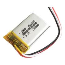 Bateria Com 3 Fios 3.7v 200 Mah 402030 4mmx20mmx30mm Bateria Com 3 Fios 3.7v 200 Mah 402030 4mmx20mmx30mm