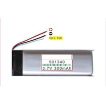 Bateria Com 3 Fios 501340 Com 300mah 5mmx13mmx40mm