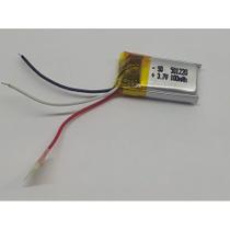 Bateria Com 3 Fios Pequena C/ 3.7v 100 Mah