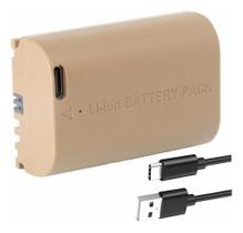 Bateria Com USB-C TLP-E6N MemoryTec c Compatível com Canon 5D Mark II 5D Mark III 5D Mark IV 5DS 5DS R 6D 7D 60D 70D 80D