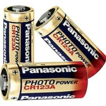 Bateria Cr123a Panasonic Lithium 3v Original Kit 3 Pilha CR123a