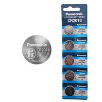 Bateria CR2016 Panasonic 3V Cartela com 5 Unidades Original Modelo Industrial Bateria CR2016 Panasonic 3V Cartela com 5 Unidades Original Modelo Industrial