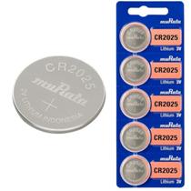 Bateria CR2025 Murata 3V Cartela com 5 Unidades Original Bateria CR2025 Murata 3V Cartela com 5 Unidades Original