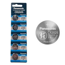 Bateria CR2025 Panasonic 3V Industrial Cartela com 5 Unidades Original