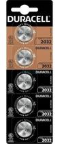 Bateria Cr2032 3v Duracell Pilha Moeda Cartela C/5 Unidades