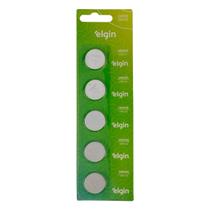 Bateria CR2032 de Litio Elgin Energy 3v Cartela Com 5 Unidades