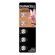 Bateria Cr2032 Duracell Lítio 5 Unidades Longa Duração 3v