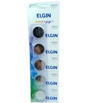 Bateria CR2032 Elgin Lítio Pilha Moeda 3 Volts 5 Unidades