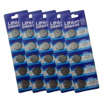 Bateria Cr2032 Kit 5 Cartelas Hitaka Com 25 Unidades