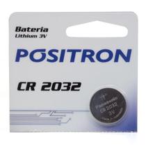 Bateria CR2032 Pósitron Para Controles de Alarmes