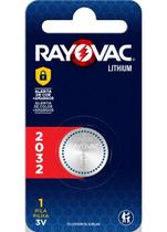 Bateria CR2032 Rayovac 3V Lítio Original Durabilidade 1 Un Bateria CR2032 Rayovac 3V Lítio Original Durabilidade 1 Un