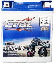 Bateria Cral 7ah Cb 300 Cb300 R Cb 300r Cb 300r Yamaha fazer 250 2005/2021 Flex Ma6-d