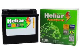 Bateria Cral Ytz6l-bs Cg-Job-Fan-Titan-Start 125-150-160/ Pop 100-110/ Biz 100-125/ Xre 190-300/ Fazer 150/Factor125/Fac - HELIAR