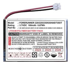 Bateria Cs-grf225sh Forerunner 220 235 225 630 735xt 645 745 Bateria Cs-grf225sh Forerunner 220 235 225 630 735xt 645 745