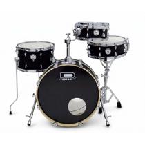 Bateria D-One Rockt DR20S BKS BlackSatin Shell Pack Acústica Bateria D-One Rockt DR20S BKS BlackSatin Shell Pack Acústica