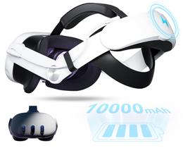 Bateria de alça de cabeça compatível com Saqico Meta Quest 3 10000mAh Bateria de alça de cabeça compatível com Saqico Meta Quest 3 10000mAh