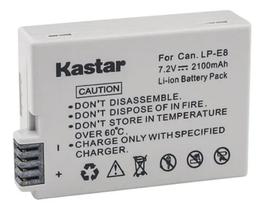 Bateria De Alta Capacidade Kastar Lp-E8 2100Mah Para Canon