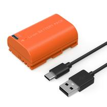 Bateria de câmera SMALLRIG LP-E6NH 2400mAh USB-C para Canon R5, R6