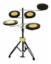 Bateria De Estudo c/ 6 Pads Torelli TBE 01 + Par de Baquetas Bateria De Estudo c/ 6 Pads Torelli TBE 01 + Par de Baquetas