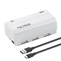 Bateria de íon de lítio VILTROX NP-F550 2200mAh para Sony F550 F570