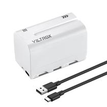 Bateria de íon de lítio VILTROX NP-F750 4400mAh para Sony NP-F550 F570