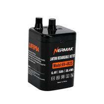 Bateria de lanterna NERMAK 6V 6Ah de lítio LiFePO4 recarregável Bateria de lanterna NERMAK 6V 6Ah de lítio LiFePO4 recarregável