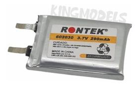 Bateria De Li-po Prismática 1s 3.7v 290mah - Uso Geral S/pcb - Rontek