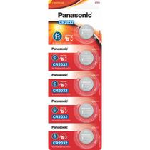 Bateria De Lithium Botão Panasonic Cr2032 C/ 5 Unid