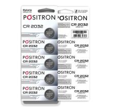 Bateria de Lithium CR2032 3v 5 Unidades Positron Bateria de Lithium CR2032 3v 5 Unidades Positron