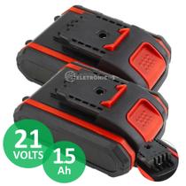 Bateria de Lítio 21V 1.5Ah Recarregável para Ferramentas Elétricas BATLUATEK21V15A Bateria de Lítio 21V 1.5Ah Recarregável para Ferramentas Elétricas BATLUATEK21V15A