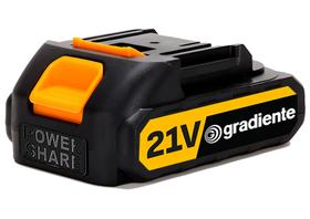 Bateria De Lítio 21v 2000mah Recarregável Para Parafusadeira Gradiente