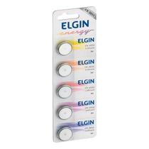 Bateria De Litio 3V Cr2032 5 Pçs Elgin